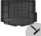 FROGUM ProLine 3D Gummimatte Exklusive Auto Kofferraummatte Kofferraumwanne für Renault Scenic IV 2016-2022 | Bequemer Organiser | Die höchsten Kanten