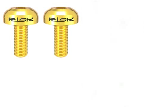 SPORTARC Boulon à vis pour cage de bouteille d'eau - M5 x 12 mm - Titane - Vis pour porte-bouteille d'eau de vélo