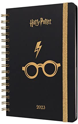 Grupo Erik Terminkalender 2023 - Harry Potter Terminplaner A5 Format - Kalender 2023 - Wochenplaner - Personal Organizer - Ein Harry Potter Fanartikel für Ihren Alltag - FSC-zertifiziert