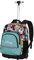 Disney Mickey Mouse Squares-FAN GTS Trolley Backpack, Blue, 27 x 32 x 47 cm, Capacity 39 L