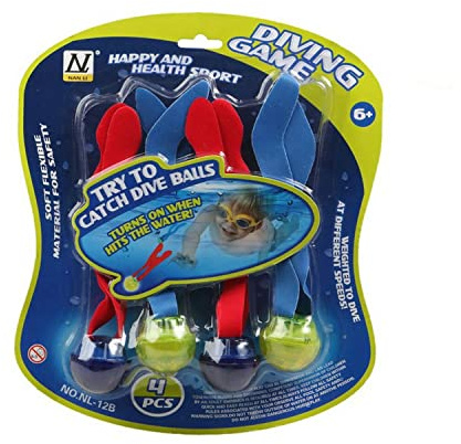Bolas luz 4 Piezas Piscina, Juguete para niños de BigBuy kids