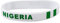 Anneome 6Stücke Länder Silikon Armbänder Nigeria Sport Armband mit Flaggenmotiv Elastische Handgelenk-bänder für Sport-events und Fanartikel