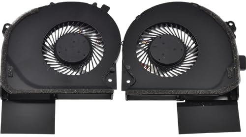 LPUK CPU and GPU Cooling Fan Replacement for ASUS ROG Strix GL703GM GL703GS p/n: 13NR00E0P03011 & 13NR00E0P02011