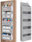 DDGAO Over Door Storage Hanging Organiser - 5 Clear Window Pockets Organizer For Toys, Wallets And Towels (Upgrade)