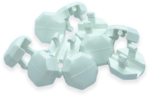 Tapas redondas octogonales para desagüe de salida de agua, bolsa de 10 unidades