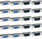PENGLIN 10PCS VGA DB15 Stecker und 10PCS Buchse Lötadapter, 3 Reihen VGA 15 Pins D-Sub Seriell Adapter für PC Zubehör