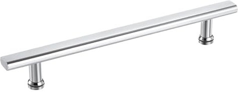 sourcing map 1 Pcs Shower Door Handle, 300mm Hole Center Shower Glass Door Pull Towel Bar 304 Stainless Steel Door Knob, Silver