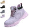 Nasogetch Botas de Seguridad Impermeables para Hombre y Mujer - Zapatillas Ligeras y Cómodas - Calzado 9193 Lila 37 EU