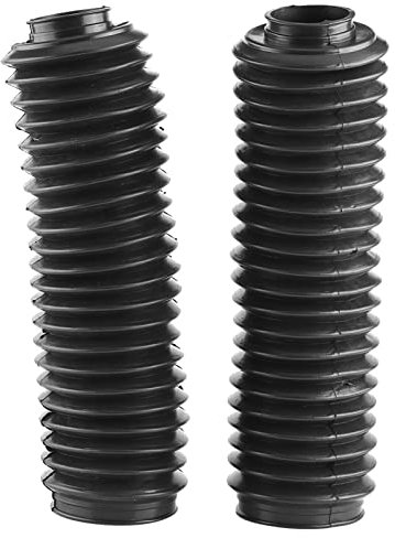 Phefop Hochwertiger 9-Zoll-Motorrad-Gabelabdeckungsgummi mit Starker Zähigkeit für Motorrad-Dirt-Bike-ATV Shock Absorber Boot,faltenbalg Gummi,Gabel faltenba