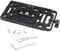Sizoriruk Cheese Plate V Mount Battery Plate with 15mm Rod Clamp One-Piece for V Lock Power Supply Plate Power Splitter Adapter