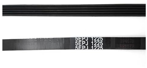 TGHDMD 5EPJ1225 Washing Machine Drive Belt, Compatible For HOOVER CANDY Washer 41021973 41039460 1225J5(2pcs)