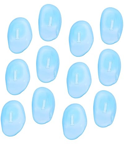 Generisch 1 Satz Ohrenschützer Schilde Ohrmanschette Stecker Vibes Gehörschutzstöpsel Haar Zubehör Haare Färben Gehörschutzwerkzeuge Professionelle Friseur-ohrabdeckungen Kieselgel Blue 12st