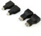 Set of 4, HDMI Adapter Set, 2 pcs Mini HDMI and 2 pcs Micro HDMI to Standard HDMI Converter, Digital Camera to TV Monitor Video Output, Compatible Canon Nikon Fujifilm Sony Olympus Ricoh 4K @ 30Hz