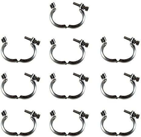 (Lot de 10) Colliers de Serrage Bride pour Vanne EGR compatible pour BERLINGO C2 C3 C4 C5 JUMPY NEMO XSARA PICASSO SCUDO CLUBMAN R55 1007 206 207 307 308 407 BIPPER EXPERT PARTNER 1.4 1.6 HDI - 16283J