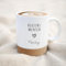 Personalisierte Keramik-Tasse mit Korkboden & Deckel – Individuelles Geschenk für Partner – Hochwertig & einzigartig (Herzensmensch)