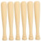 DOITOOL 20 Stück Baseballschläger DIY klein Fledermäuse Spiel Jugend Mini-Baseballschläger zum Basteln Holzschläger unfertiger Baseballschläger Handwerksprojekte Lotusbaum