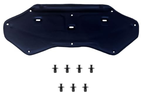 GEPCO Dämmmatte Motorhaube Motorhaubendämmung Motorraumdämmung mit Clips kompatibel mit RENAULT CLIO IV 2012-2020 GRANDTOUR, RS, HATCHBACK 658404618R