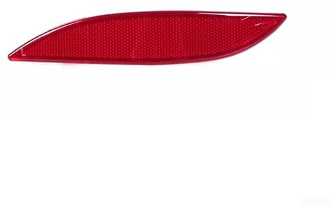 Luz reflectante de parachoques trasero rojo para Mégane Mk3 2008 2009 2010 2011 2012 2013 reemplazar OEM 265650004r 265650004l Abs Material Lámpara de seguridad (lado izquierdo)