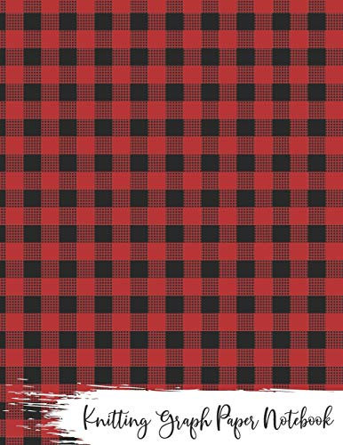 Knitting Graph Paper Notebook: Knitter's Paper 4:5 Ratio | Plaid