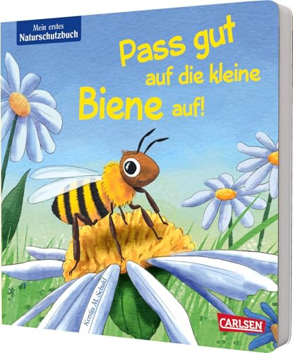 Pass gut auf die kleine Biene auf: Mein erstes Naturschutz-Buch | Nachhaltig produziertes Buch, das Sachwissen spielerisch vermittelt und Empathie für kleine Lebewesen weckt