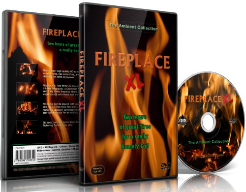 Feuer DVD - Kaminfeuer XL - extra lange offene Feuer mit dem Knistern von brennendem Holz