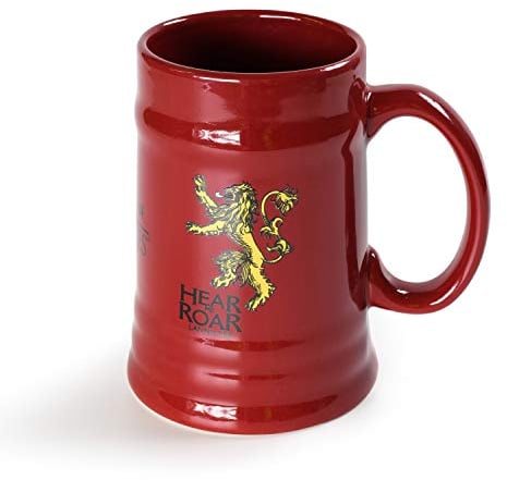 Game of Thrones MGS24847 House Lannister Ceramic Stein Mug, Multi-Colour