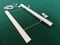 TENDAGGIMANIA Binario Tende a Pacchetto per Finestra LUNGHEZZA 80 CM per Tende per Interni a Vetro Finestra -Calate e Piattina incluse - Bastone tenda soffitto-parete o su infisso