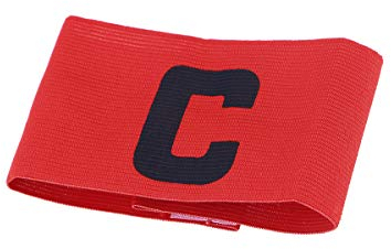 BESPORTBLE Kapitänsbinde Kinder Fussball Klett: Justierbarer Kapitänsbinde Fussball Kinder Herren Fußball-Rugby-Basketball-Spieler-Bänder Rote Armbinde