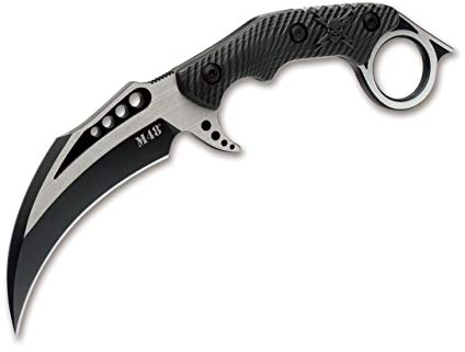 UNITED CUTLERY Unisex – Erwachsene M48 Falcon Karambit Fahrtenmesser, schwarz, One Size