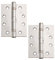 Excel XL866 Pair of 4 Grade 11 Door Hinges, Polished Chrome