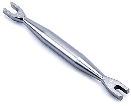 ZeckTeck 3mm 4mm Turnbuckle Wrench Aluminium Turnbuckle Turner Wrench 4.1mm Header Gap for Rc Car Aluminium Turnbuckle Turner Wrench 4.1mm Header Gap for Rc Car