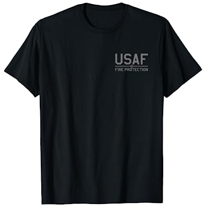 US AIR FORCE USAF FEUERSCHUTZ RETTUNG GEFAHRMATTE T-Shirt