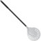 BEZORR 8Inch Pizza Turning Peel, Pizza Peel Paddle Aluminum Metal Pizza Peel with 51CM Non-Slip Heat Resistant Long Handle for Baking Homemade Pizza Bread
