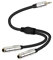XMSJSIY Câble répartiteur en Y de 3,5 mm vers double 6,35 mm, TRS mâle de 3,5 mm vers double adaptateur TS femelle de 6,35 mm pour casque, haut-parleur, systèmes stéréo domestiques - 50 cm