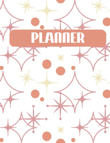 Planner: Large Undated Mid-century Modern Personal Planner