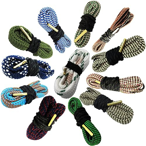 Royal Hunter® Laufreinigungsschnur I Borensake Kaliber .264-6,5mm I Laufreinigung für Gewehre und Pistolen Ɩ Premium Bore Snake mit integrierter Messingbürste