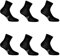 LANCETTI - 6 Paia di Calzini Corti Uomo o Donna in Cotone Filo di Scozia Traspiranti e Confortevoli Made in Italy, Nero, 39-42