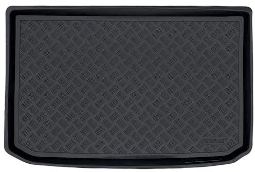 M MOTOS Tapetes de PE para maletero adecuado para Renault Captur II E-Tech desde 2022 Mejore la comodidad de su viaje con la resistente alfombrilla para el maletero del coche, que protege contra la su