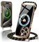 Micoden Magnetische Handykette für iPhone 15 Pro Necklace Hülle mit Band kompatibel mit Magsafe Kameraschutz Galvanik Herz Silikon Case Kordel zum Umhängen Handyhülle Stoßfeste Schutzhülle,Schwarz