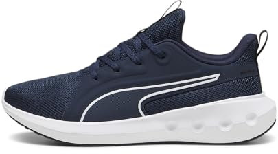 PUMA Softride Carson, Road Running Shoe Unisex Adulto, Club Navy White Black, 38.5 EU