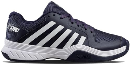 K-Swiss Men's Court Express Pickleball Shoe, Peacoat/White/Silver, 42 EU