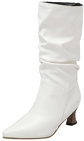 Stivali al Ginocchio Donna Stivali Donna Moto Enduro Stivali Bassi Donna Stivali Texani Donna Bianchi Alti Stivali Stivaletto Donna Pelle Stivali Cowboy Donna Stivali Invernali