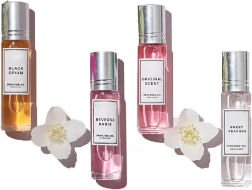 4 Stück Pheromone Parfum Woman, ecdf Pheromon Parfüm Frauen, Pheromone Perfume Collection,Roll-On Pheromon Parfüms,Enhanced Scents Pheromon-Parfüms,Pheromon Parfüm Frauen Sexy (4 Stück-B)