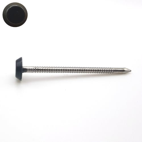 Pointes tête gris anthracite RAL 7016 Inox A4 pour rive 40 mm par 250