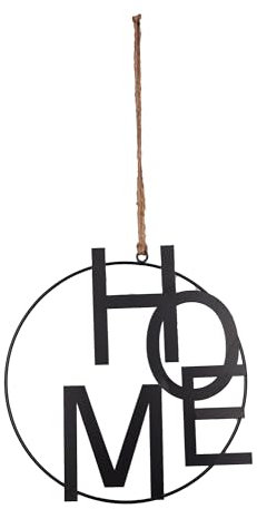 Aufhänger Home schwarz Dia 25 cm