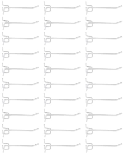 AKOOSY Crochets pour Panneaux Perforés 50 Pièces en Fer, 2, 5cm