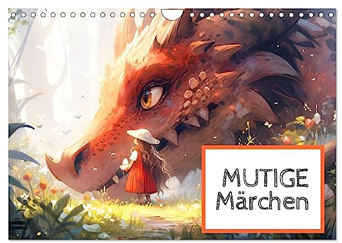 Mutige Märchen (Wandkalender 2026 DIN A4 quer), CALVENDO Monatskalender: Märchenhaftes Lesevergnügen. Jeden Monat eine neue Geschichte. (CALVENDO Menschen)