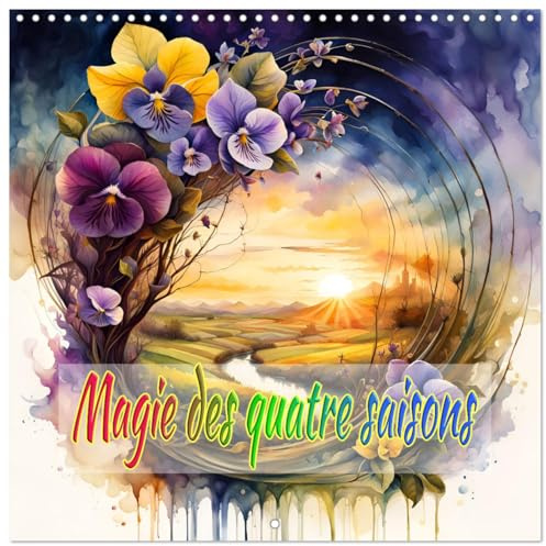 Magie des quatre saisons (Calendrier mural carré 2026 30 x 60 cm (ouvert)) Calendrier double avec une page pour vos prises de notes: Paysages ensorcelés de quatre saisons (CALVENDO Nature)