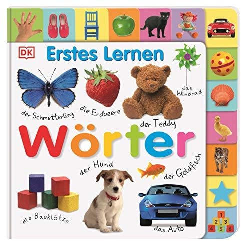 Wörter (Erstes Lernen): Pappbilderbuch mit Griff-Register und über 250 Fotos ab 1 Jahr