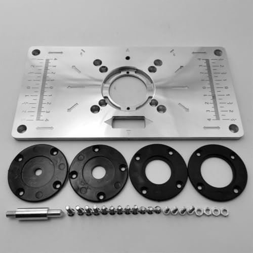 EsportsMJJ Multifunktions-Alu-Legierungs-Fräser-Tischeinsatz Platte Für Makita 700C Holzbearbeitung